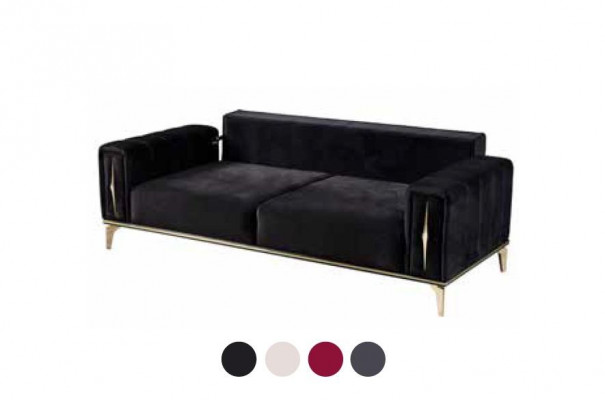 Zachte bekleding Luxe set van 3+2+1 zitplaatsen Comfortabele moderne stijl voor de woonkamer