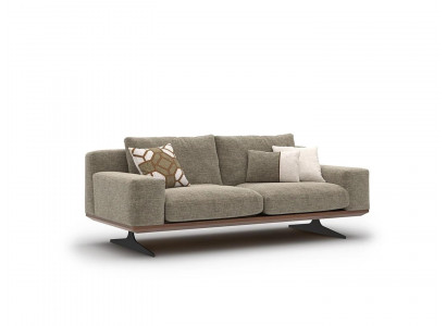 Moderne gestoffeerde bank Tweezitsbank Bank Woonkamermeubilair Design interieur