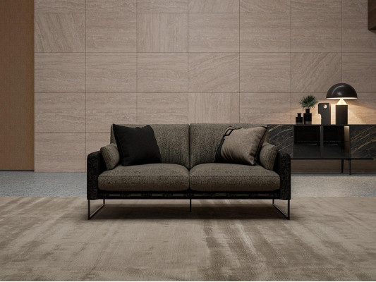 Textiel Luxe Tweezitsbank Woonkamer Modern Meubilair Nieuw