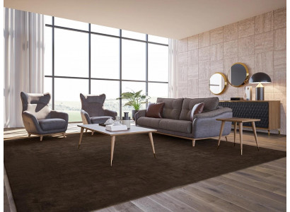 Sofaset 3-delig bankstel driezits woonkamer gestoffeerde meubels textiel inrichting
