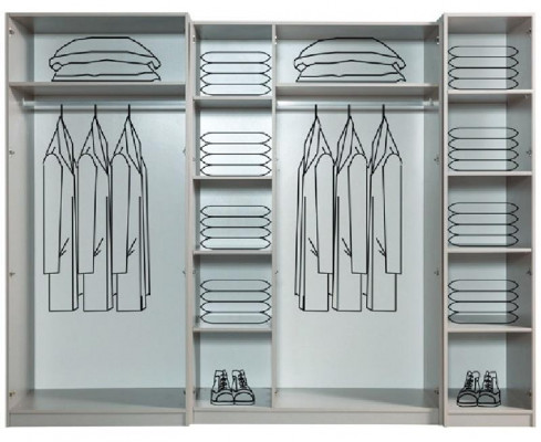 Ontwerper kledingkast Slaapkamer Luxe kasten Stijl Houten meubels