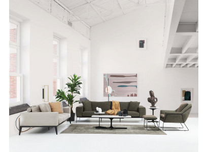 Moderne bankstel Luxe Bankstellen Driezitter Stoel Compleet Set Grijs