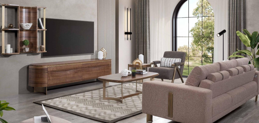 Ontwerper Moderne Meubels Muur planken TV-standaard Wandkast Hangkast Houten meubels