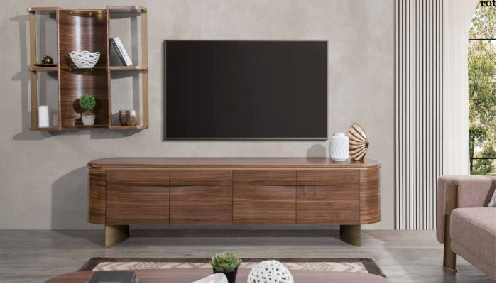 Ontwerper Moderne Meubels Muur planken TV-standaard Wandkast Hangkast Houten meubels
