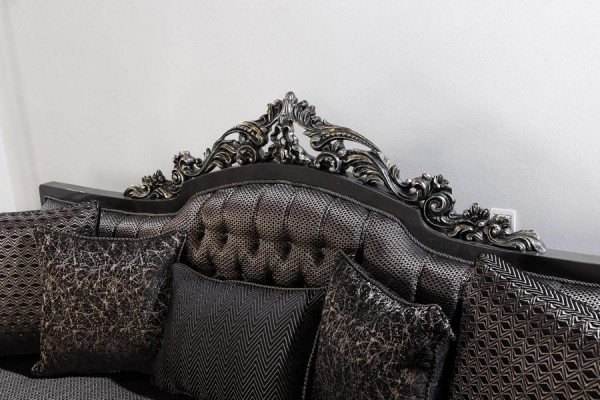 Luxe driezits designbank 3-zits gestoffeerde banken Chesterfield banken