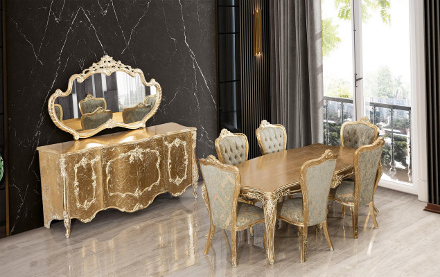 Eetkamer 6x Stoel Set Stoelen Nieuw Eetset Eetgroep Luxe Meubels