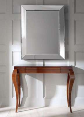 Bruine console tafel bijzettafel houten meubels nieuw