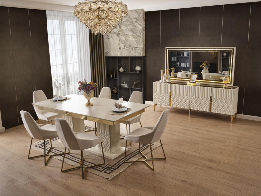 Eettafel Stijl Modern Eettafel Luxe Tafel Keukentafel Nieuw