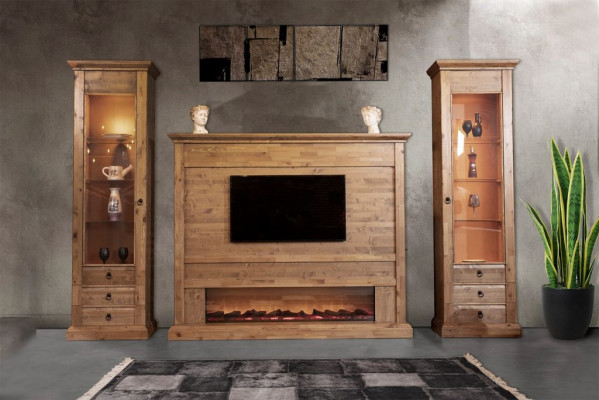 Wandkast TV-wand houten stijl woonkamer meubels kast woonkamer luxe meubels