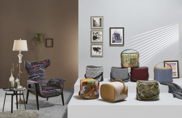 Luxe eenzitter fauteuil blauw woonkamer gestoffeerde stoel meubels modern design