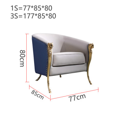 Groene luxe fauteuil gestoffeerd met gouden poten voor de woonkamer, eenpersoons, nieuw.