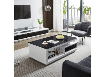 Luxe salontafel bijzettafel glazen tafel Moderne meubels design