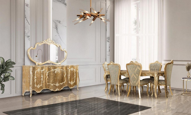 Eetkamerstoel Designer Fauteuil Barok Luxe Fauteuil Klassieke Stoelen Nieuw