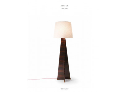 Woonkamer staande lamp messing vloerlamp ganglamp Bellavista Collection