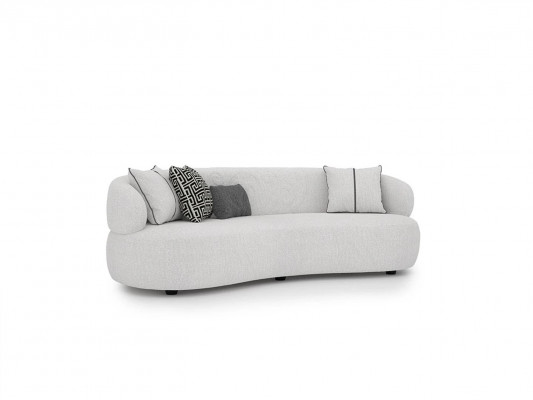 Woonkamer Witte Bank Driepersoons Textiel Zitmeubilair Modern Designmeubilair  Woonkamer Witte Bank Driepersoons Stoffen Zitmeubilair Modern Designmeubilair