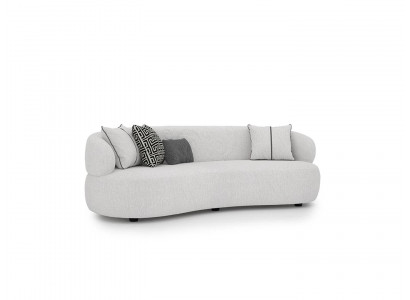 Woonkamer Witte Bank Driepersoons Textiel Zitmeubilair Modern Designmeubilair  Woonkamer Witte Bank Driepersoons Stoffen Zitmeubilair Modern Designmeubilair
