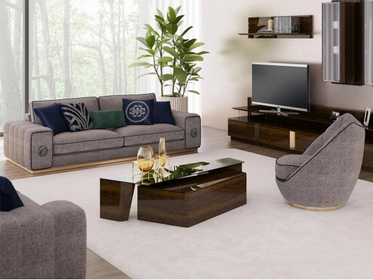 Sofa set woonkamer Compleet 5-delig bankstellen bank Modern fauteuil met salontafel