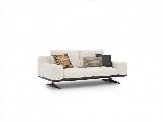Woonkamer compleet 6-delig Modern 2x Fauteuil Salontafel Bank Tweezits Bankstel