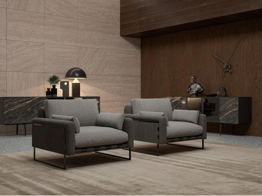 Luxe bankstel 2x driepersoonsbank woonkamer 2x fauteuil hout 2x salontafel
