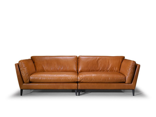Bankstel 3-zits Bruin Luxe Design Meubels Woonkamer Meubels Leder Prianera Stijl Nieuw