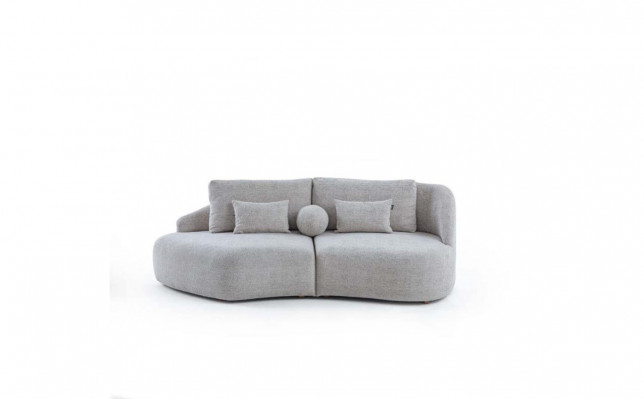 Moderne lichtgrijze 3-zits woonkamer driepersoons luxe bankstellen sofa's