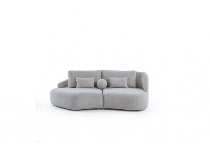 Moderne lichtgrijze 3-zits woonkamer driepersoons luxe bankstellen sofa's