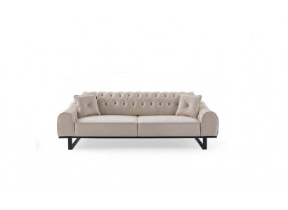 Exclusieve beige 3-zits woonkamer bankstellen Designer luxe banken Nieuw