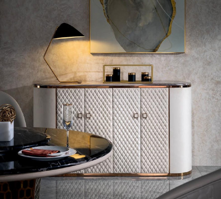 Ladenkast Kast Zijkant Laag Bord Dressoir Designer Luxe Luxe