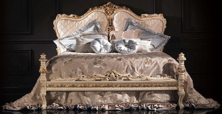 Chesterfield Bed Luxe Dubbel Italiaans Meubilair Inrichting Boiserie Bedden