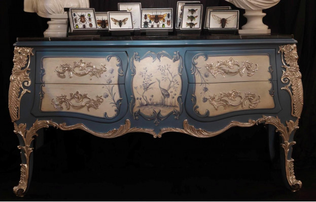 Commode dressoir houten kast dressoir Italiaans design luxe meubels echt hout