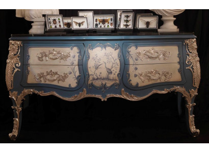 Commode dressoir houten kast dressoir Italiaans design luxe meubels echt hout
