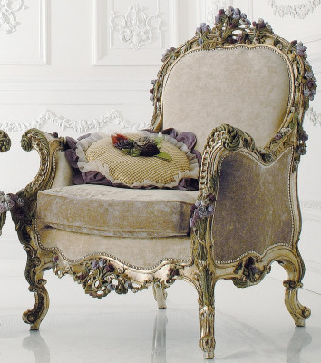 Armstoel Bank Bankstel 1-zits Designer Bankstellen Club Art deco Bekleding TV-lounge