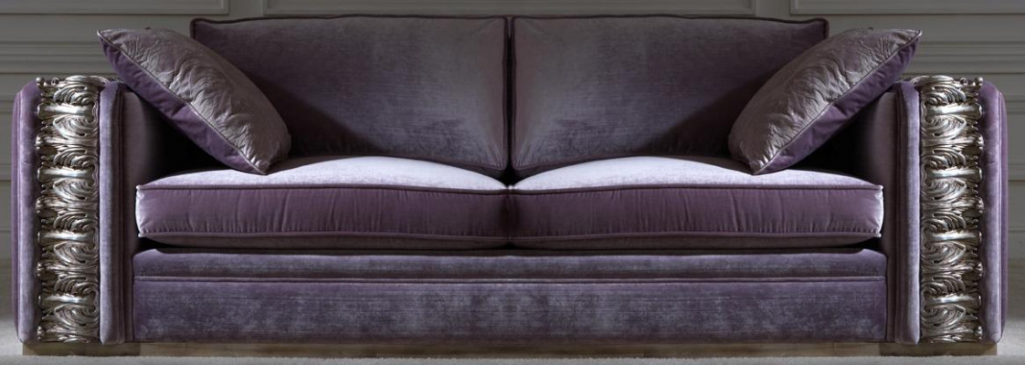 Sofa 3 zits Design Bankstellen Bekleding Banken Textiel Relax Klassieke Meubels Bank