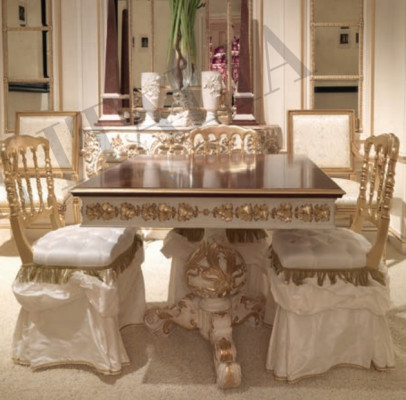 Eettafel Hout Eettafels Eetkamer Tafels Design Hout Luxe Meubels Italië