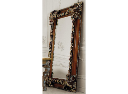 Klassieke designspiegel Italiaanse wandspiegel Houten staande wandspiegel Nieuw