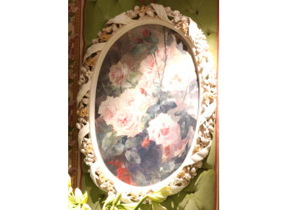 Luxe Spiegel Barok Rococo Wandspiegel Italiaanse meubels Spiegelechthout