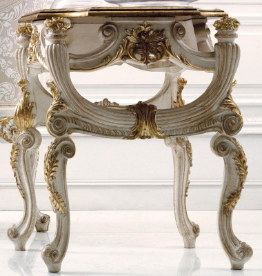 Salontafel Tafel Bijzettafel Woonkamertafel Houten Koninklijke Bijzettafel Barok Tafels