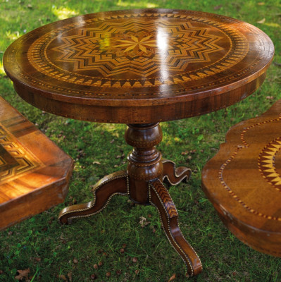 Eettafel Ronde tafel Eetkamer Woonkamer Set Hout Ontwerp Tafels Rond Nieuw