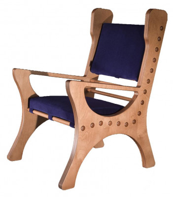 Eetkamerstoel 1-zits fauteuil hout luxe klasse barok rococo design meubels nieuw