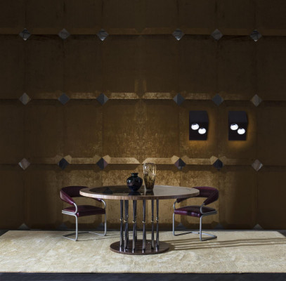 Ronde eettafel Luxe tafel Houten eettafels Italiaanse meubels Tafels Eetkamer