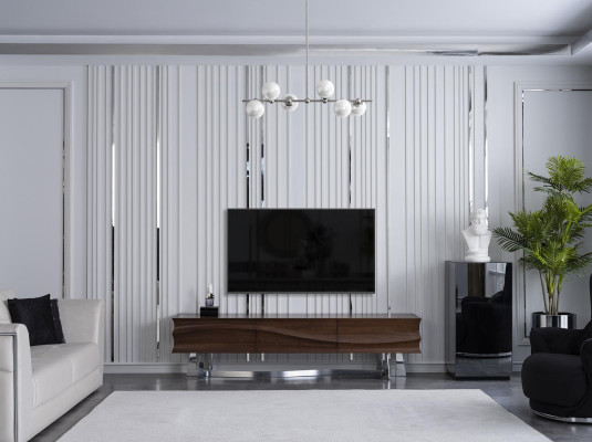 TV-meubel TV-kast woonkamer kasten lowboard standaard 220cm.