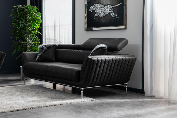 Sofaset 3-zits bank bijzettafel woonlandschap garnituur design modern 4-delig