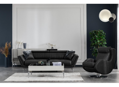 Woonkamerset bank 31 bank stoffering meubelset textiel luxe nieuw