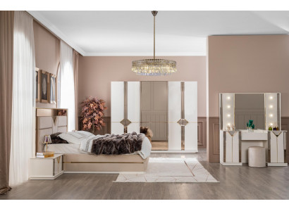 Kledingkast Hout Slaapkamer Modern Luxe Kasten Beige Kast