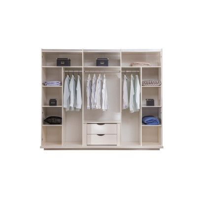 Kledingkast Hout Slaapkamer Modern Luxe Kasten Beige Kast