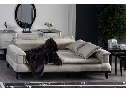 Chesterfield Luxe Bank Bank xxl grote banken Driepersoons Stof 3-Zits Bankstellen