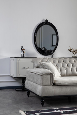 Chesterfield Luxe Bank Bank xxl grote banken Driepersoons Stof 3-Zits Bankstellen
