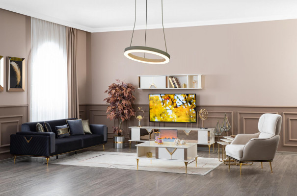 Sofa Bank Woonkamer Meubels Banken Bankstellen Driezitter 3 Zit Textiel Stof