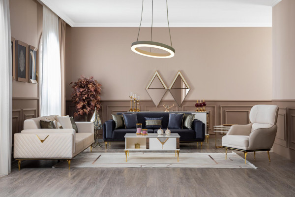 Sofa Bank Woonkamer Meubels Banken Bankstellen Driezitter 3 Zit Textiel Stof