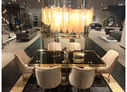 Glastafel Eetkamer Eettafel Tafels Ontwerp Eettafels Glazen tafels Tafel 179x95cm